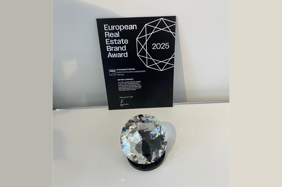 Grynia Consulting gewinnt Real Estate Award 2025