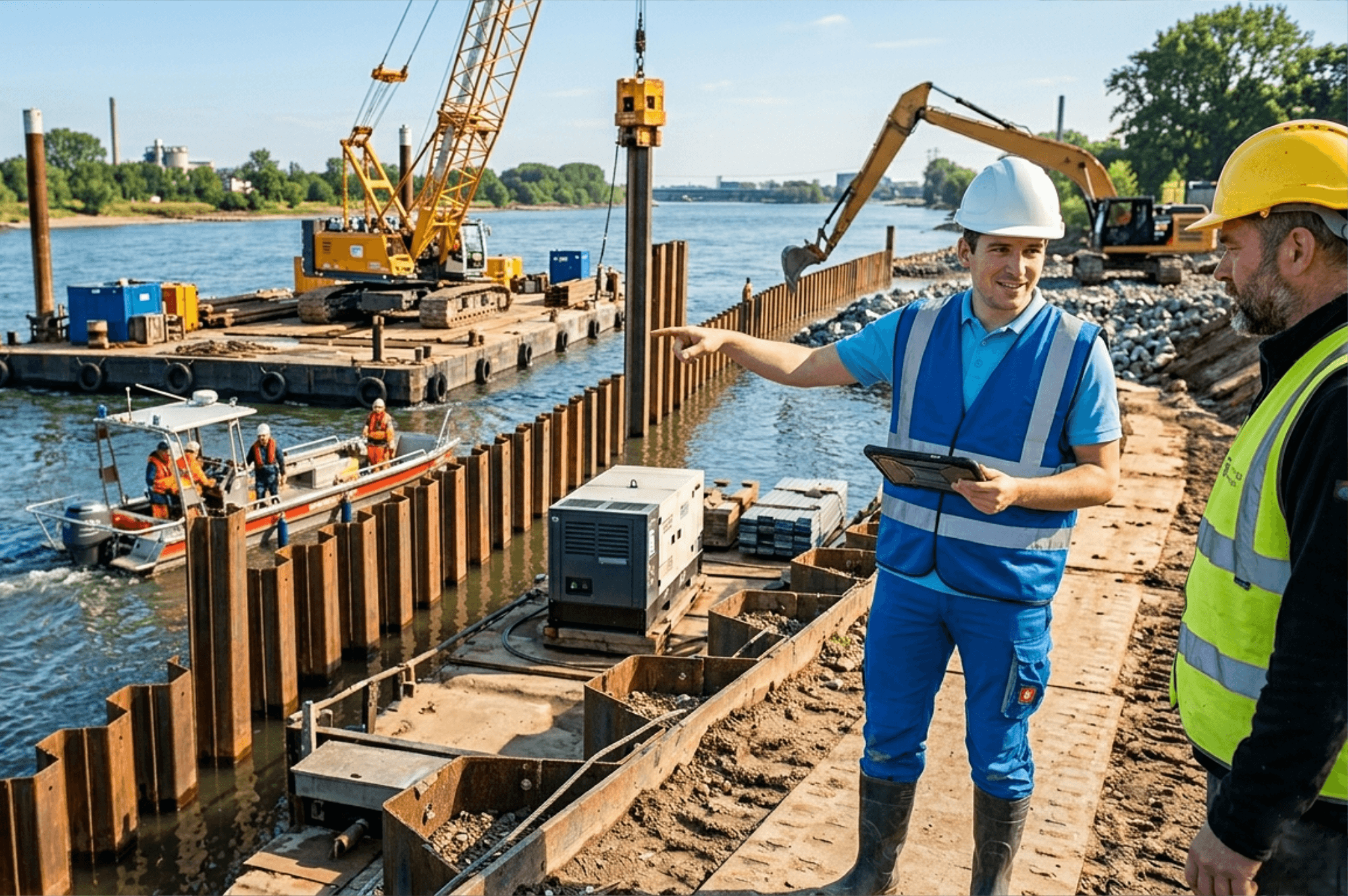 Headhunter im Wasserbau